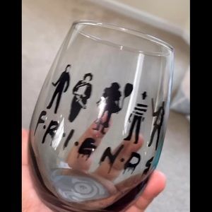 Horror movie wine glass